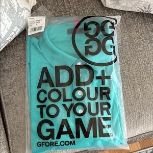 G/FORE Men’s NWT Sz XL Siren (Aqua) Golf Shirt